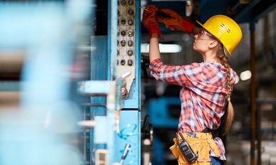 Female technician ADCO Electrical