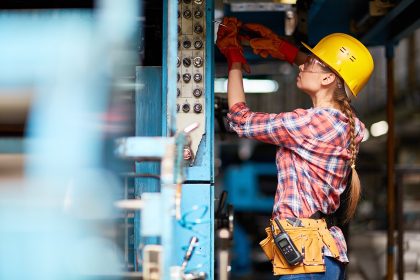 Female technician ADCO Electrical