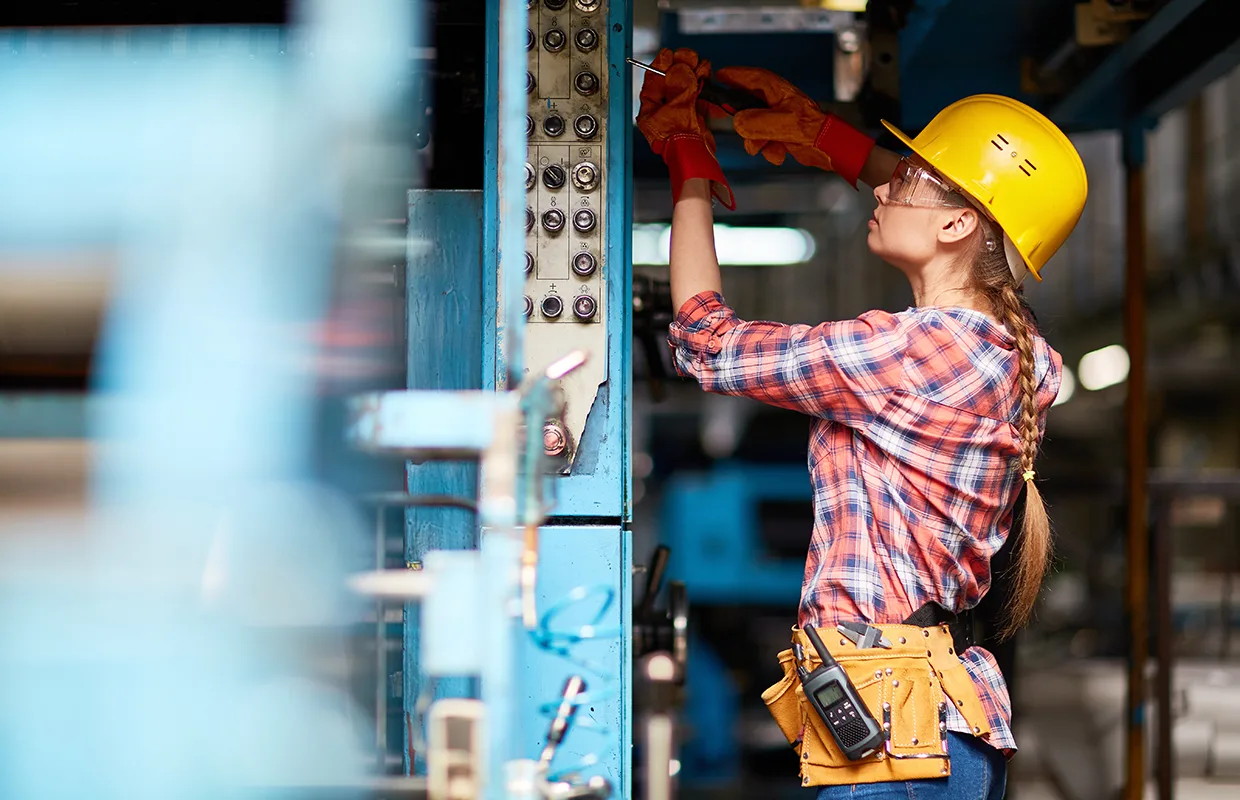 Female technician ADCO Electrical