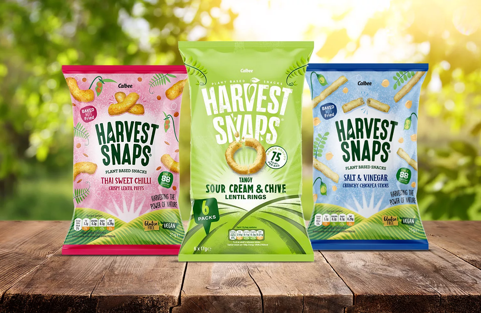Calbee Main Image with crisp chip packaging
