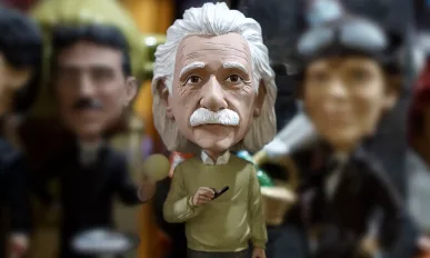 Columbus, Ohio / USA - 04.17.2018 - close up bobblehead figures