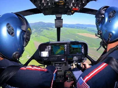 Life Flight Network helicopter pilot