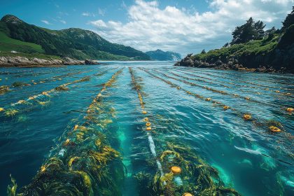 Underwater rope systems for sustainable seaweed cultivation