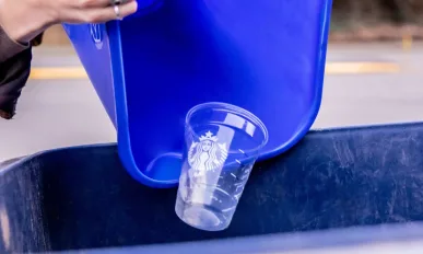 Starbucks cup recycling