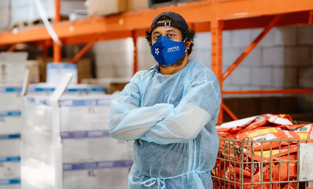 Switch Health Warehouse Staff in PPE