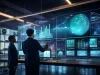 Data analysis and strategy, big data concept, Business teamwork
